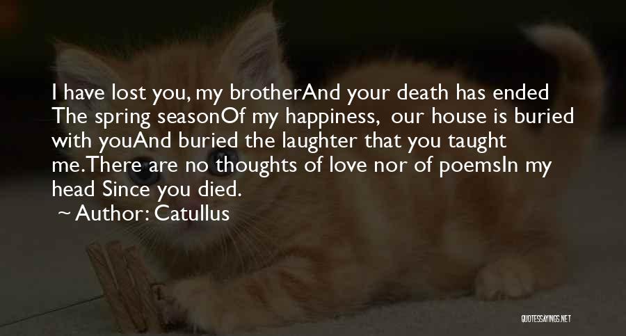 Death Lost Love Quotes By Catullus