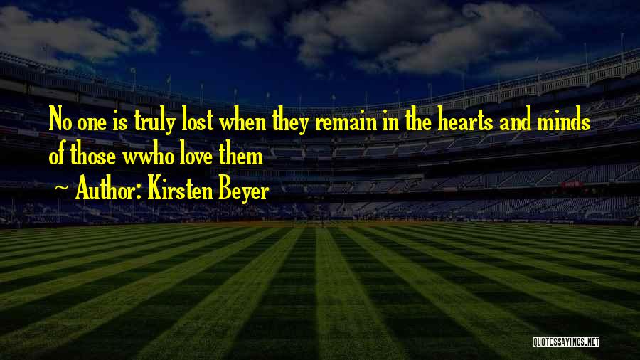Death Lost Love Quotes By Kirsten Beyer