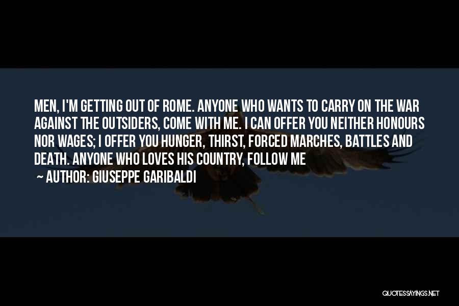 Death Marches Quotes By Giuseppe Garibaldi