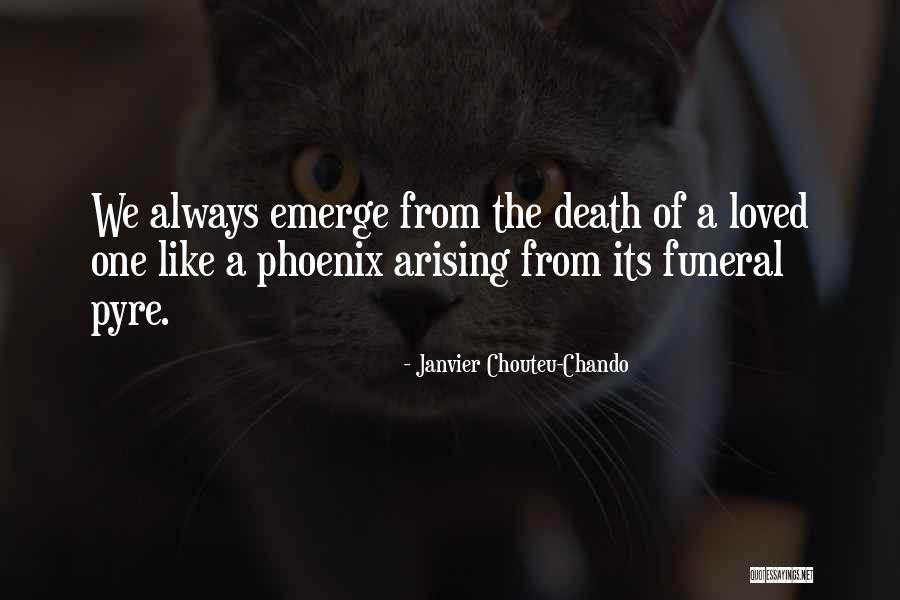 Death Motivational Quotes By Janvier Chouteu-Chando