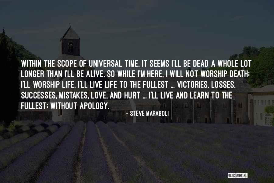 Death Motivational Quotes By Steve Maraboli