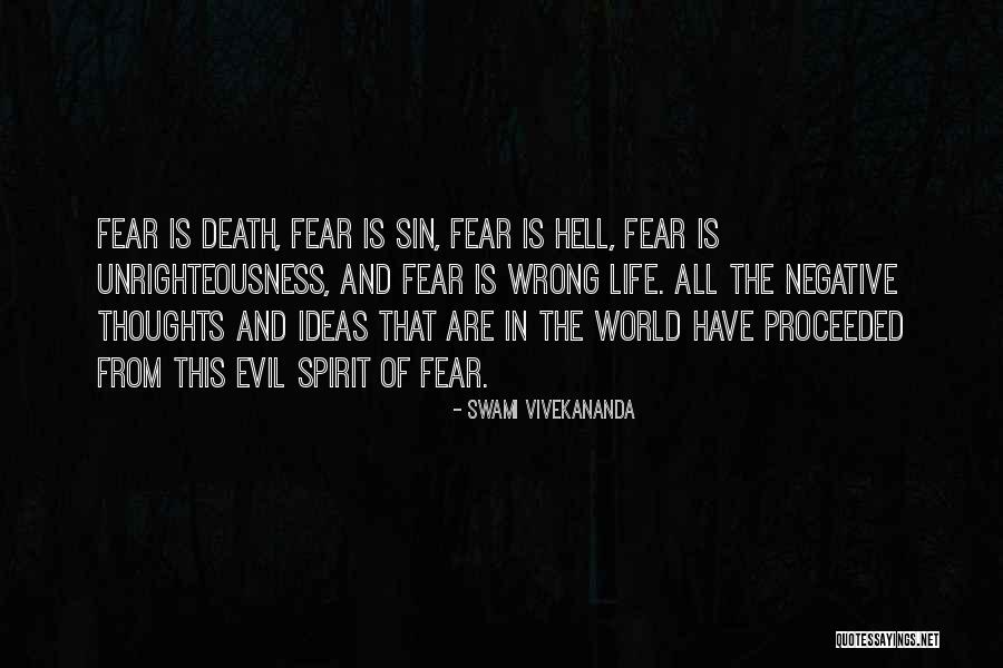 Death Motivational Quotes By Swami Vivekananda