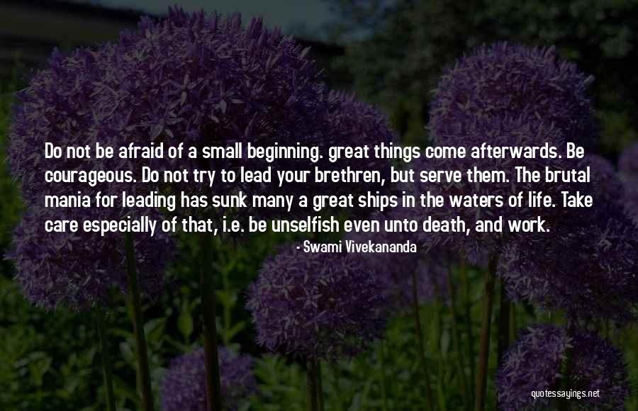 Death Motivational Quotes By Swami Vivekananda