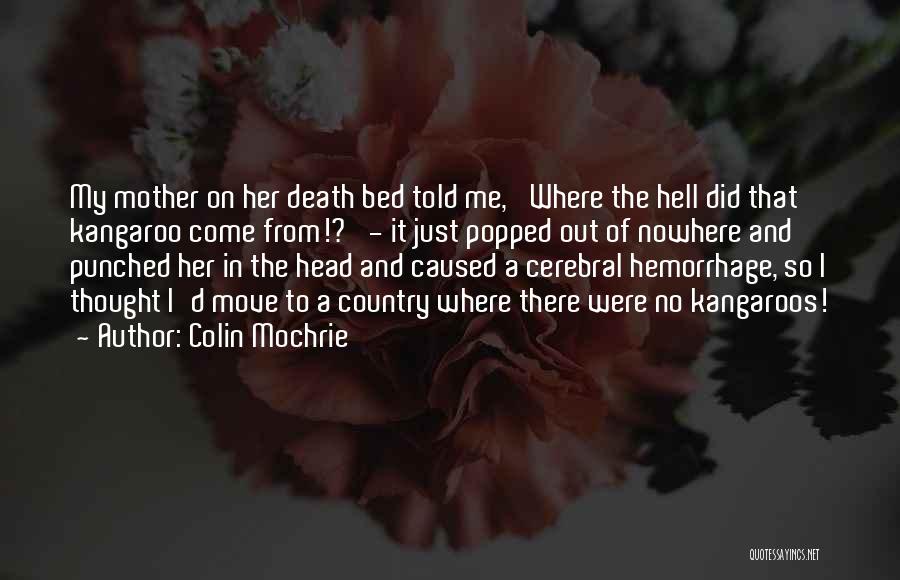 Death Moving On Quotes By Colin Mochrie