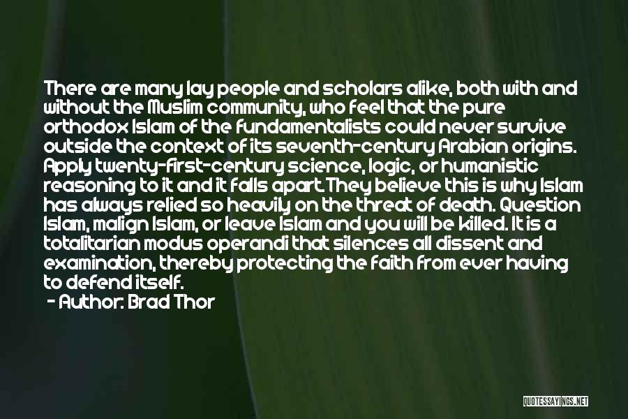 Death Muslim Quotes By Brad Thor