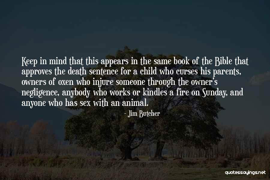 Death Of A Child Bible Quotes By Jim Butcher