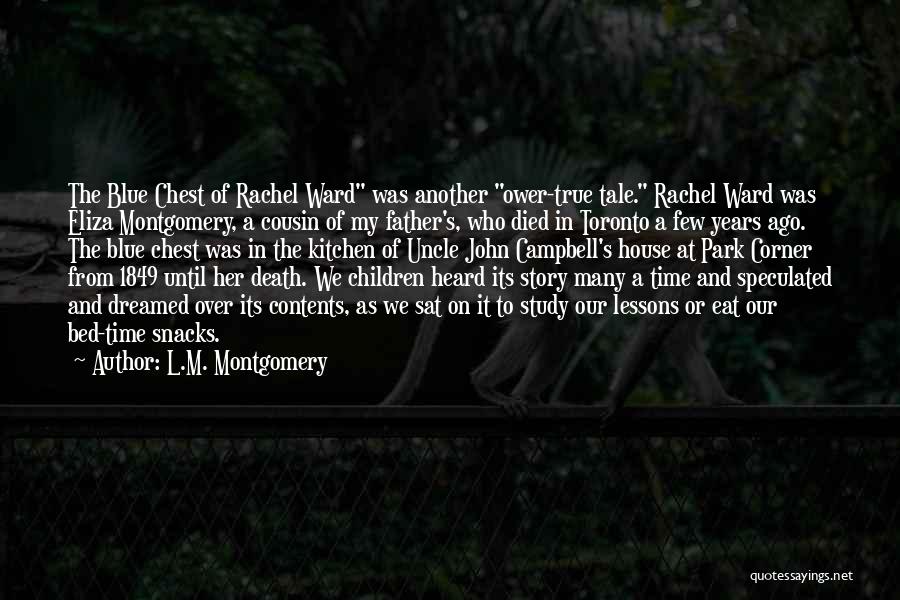 Death Of A Cousin Quotes By L.M. Montgomery