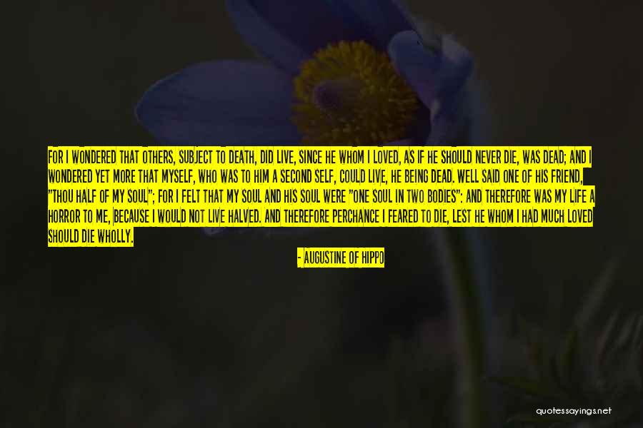 Death Of A Friend Or Loved One Quotes By Augustine Of Hippo Death Of A Friend Or Loved One Quotes By Augustine Of Hippo