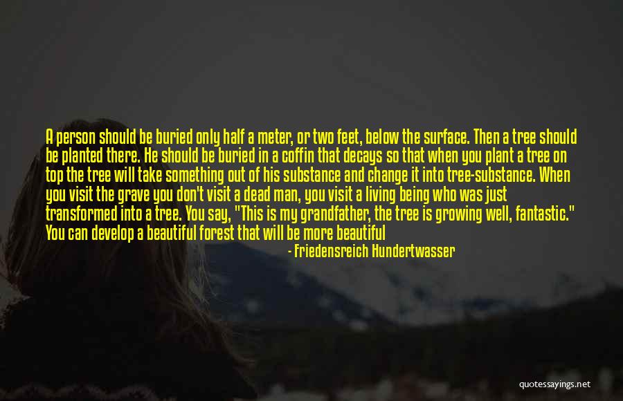 Death Of A Grandfather Quotes By Friedensreich Hundertwasser