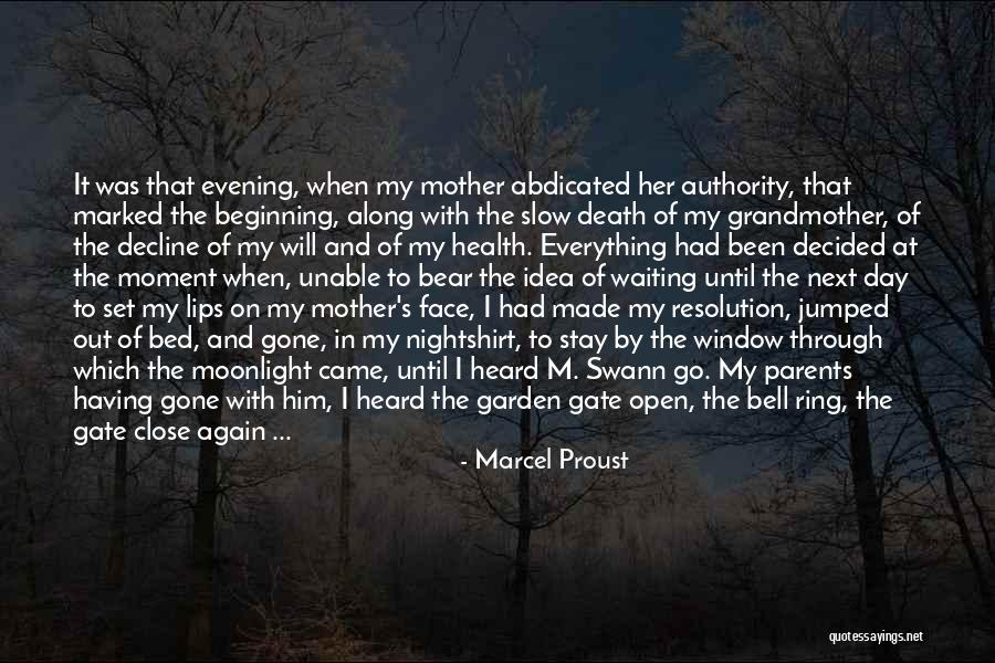 Death Of A Grandmother Quotes By Marcel Proust