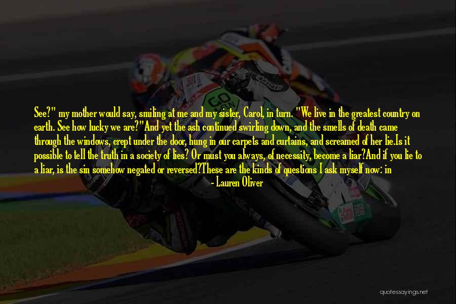 Death Of A Sister Quotes By Lauren Oliver Death Of A Sister Quotes By Lauren Oliver