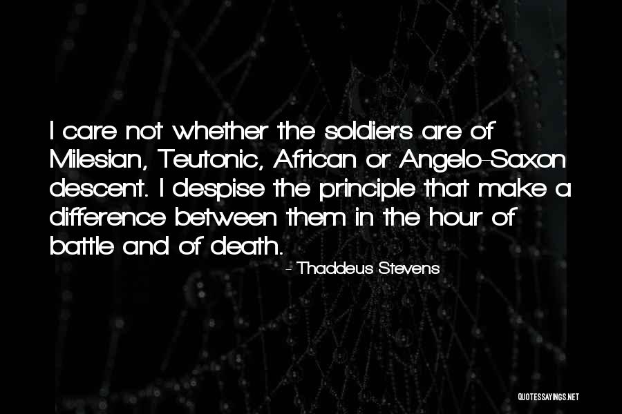 Death Of A Soldier Quotes By Thaddeus Stevens Death Of A Soldier Quotes By Thaddeus Stevens