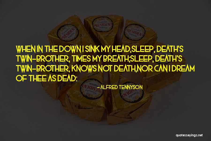 Death Of A Twin Brother Quotes By Alfred Tennyson Death Of A Twin Brother Quotes By Alfred Tennyson