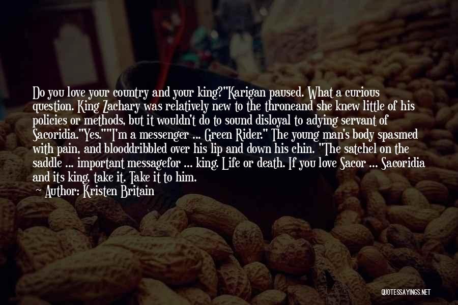 Death Of A Young Man Quotes By Kristen Britain