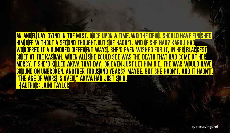 Death Of An Angel Quotes By Laini Taylor