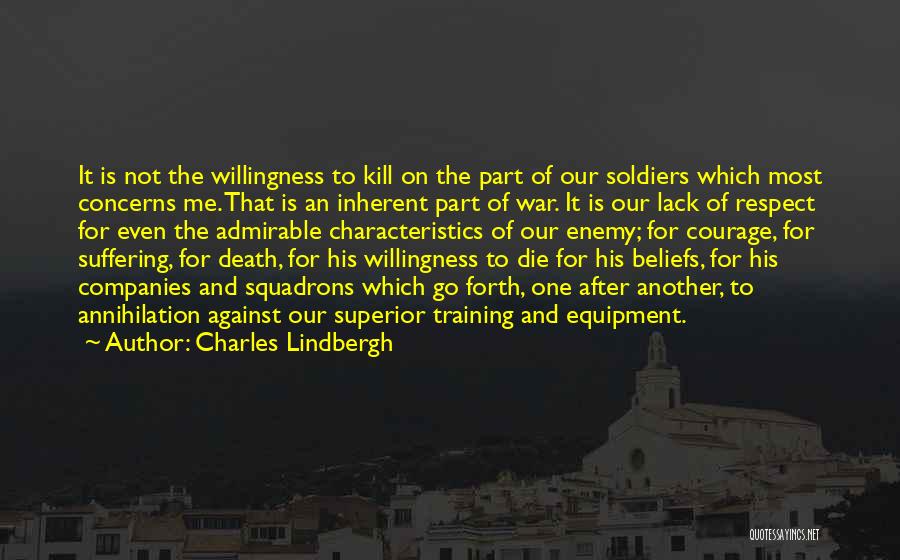 Death Of An Enemy Quotes By Charles Lindbergh