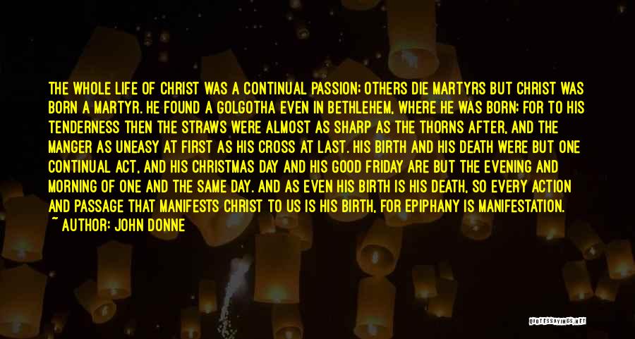 Death Of Christ Quotes By John Donne