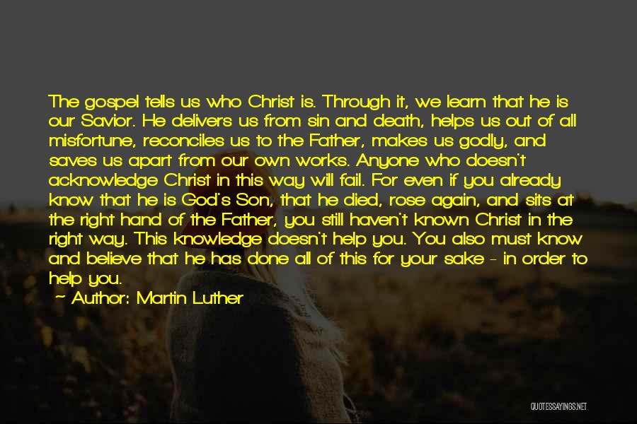 Death Of Christ Quotes By Martin Luther