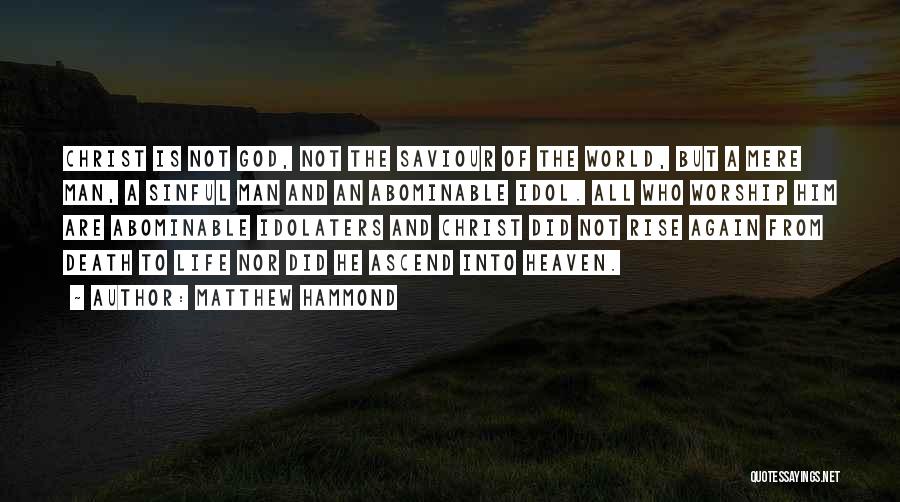 Death Of Christ Quotes By Matthew Hammond