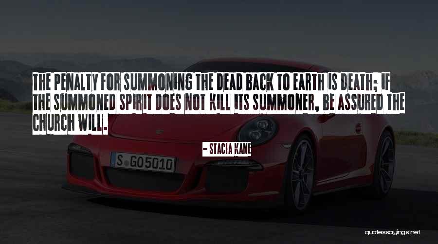 Death Of Earth Quotes By Stacia Kane Death Of Earth Quotes By Stacia Kane