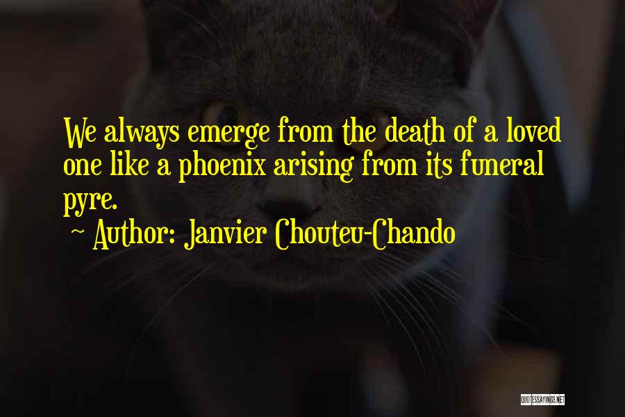 Death Of Family Quotes By Janvier Chouteu-Chando