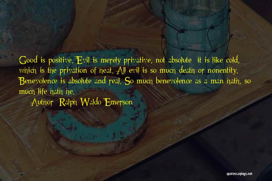 Death Of Good Man Quotes By Ralph Waldo Emerson
