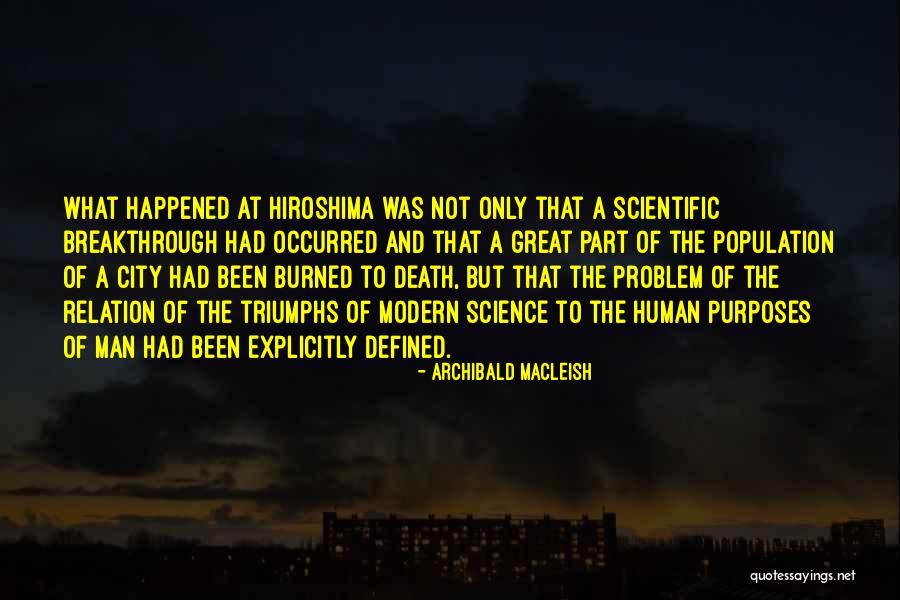 Death Of Great Man Quotes By Archibald MacLeish