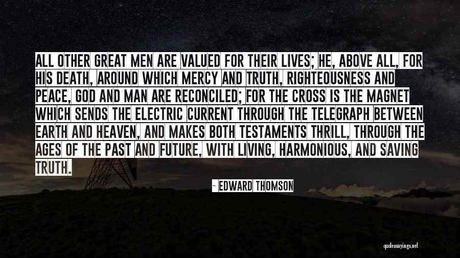 Death Of Great Man Quotes By Edward Thomson