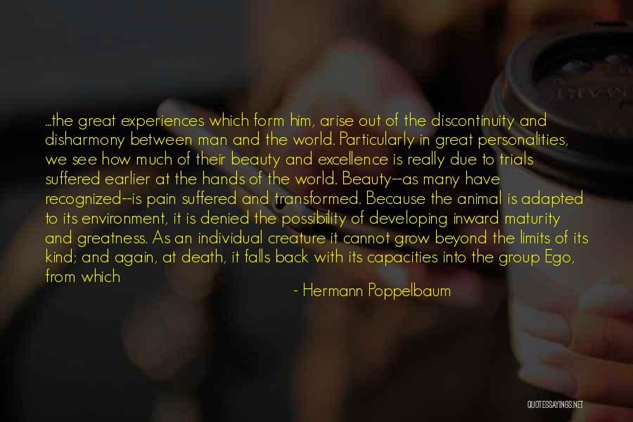 Death Of Great Man Quotes By Hermann Poppelbaum