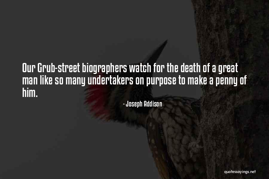 Death Of Great Man Quotes By Joseph Addison