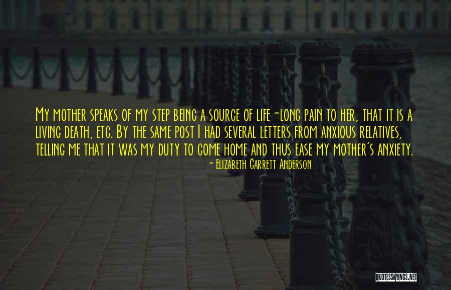 Death Of Mother Quotes By Elizabeth Garrett Anderson Death Of Mother Quotes By Elizabeth Garrett Anderson