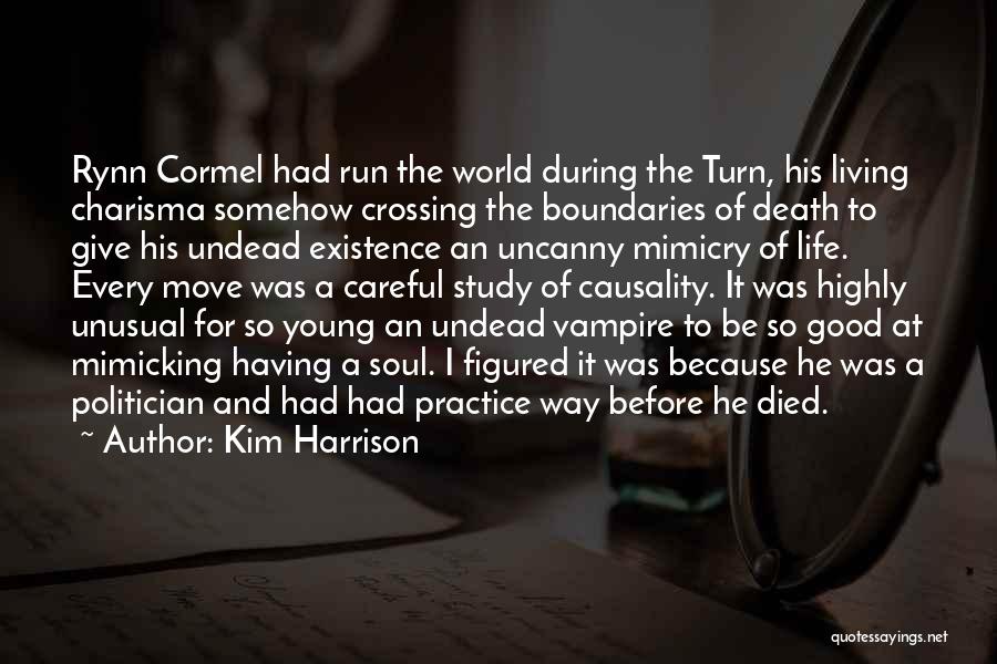 Death Of Someone Young Quotes By Kim Harrison