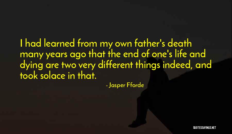 Death Of The Father Quotes By Jasper Fforde