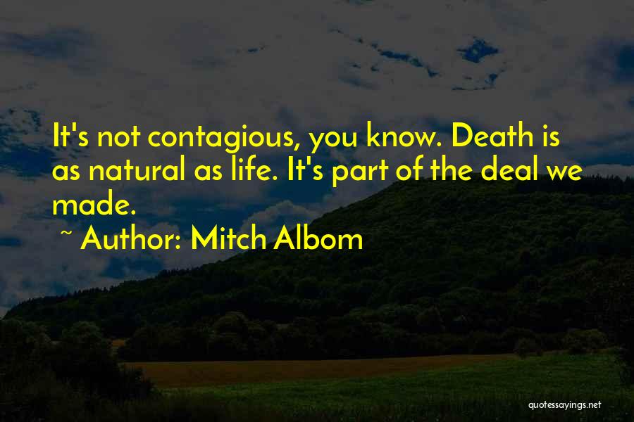Death Part Of Life Quotes By Mitch Albom