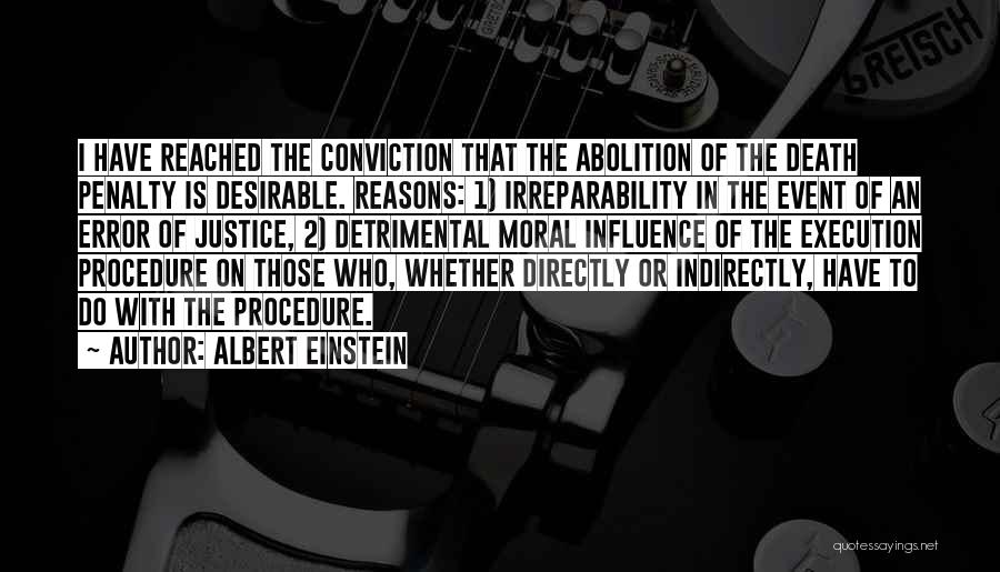 Death Penalty Abolition Quotes By Albert Einstein