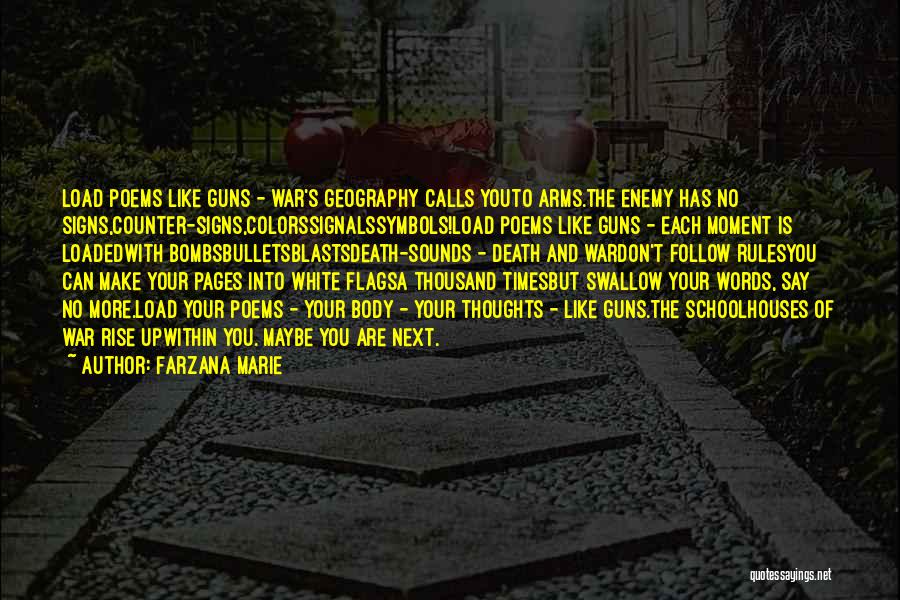 Death Poems Quotes By Farzana Marie