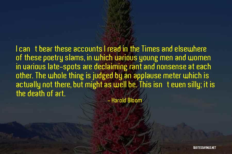 Death Poetry And Quotes By Harold Bloom Death Poetry And Quotes By Harold Bloom