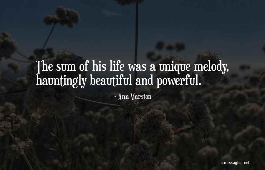 Death Powerful Quotes By Ann Marston