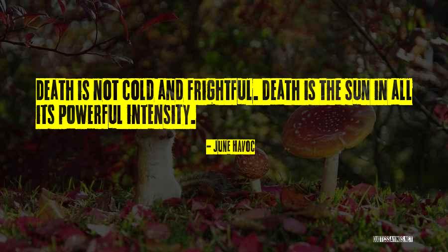 Death Powerful Quotes By June Havoc