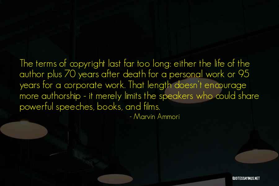 Death Powerful Quotes By Marvin Ammori