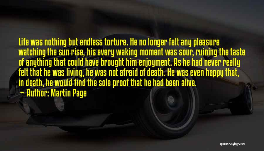 Death Proof Quotes By Martin Page