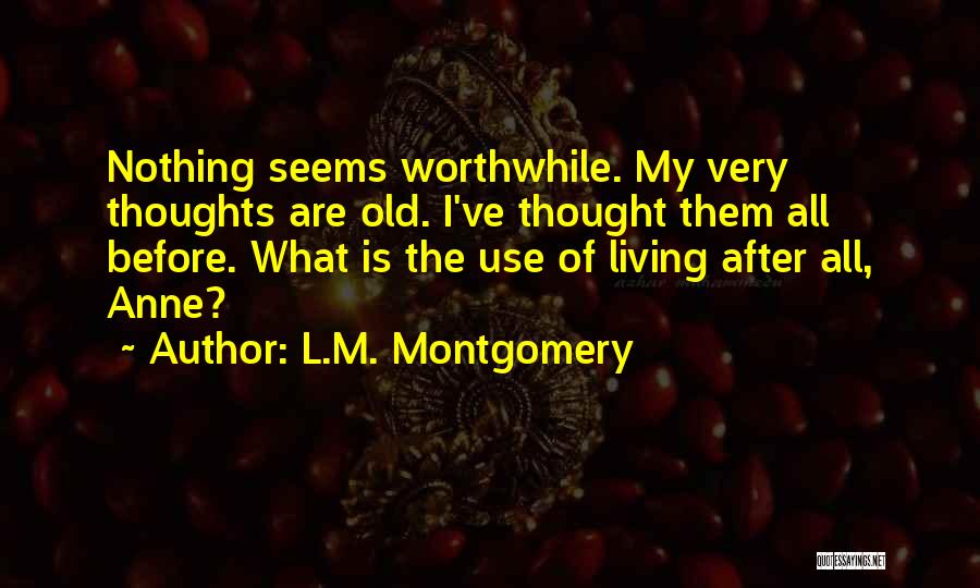 Death Reaper Man Quotes By L.M. Montgomery