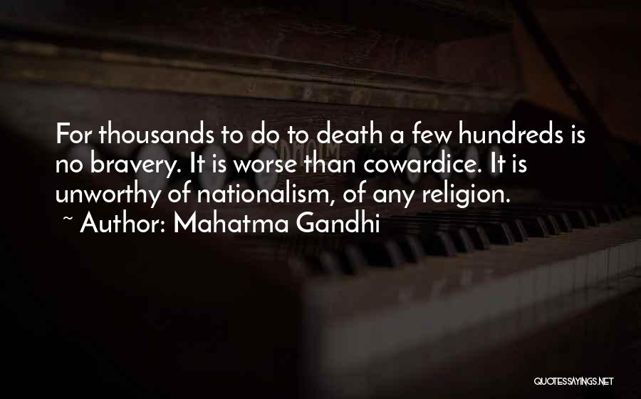 Death Religion Quotes By Mahatma Gandhi