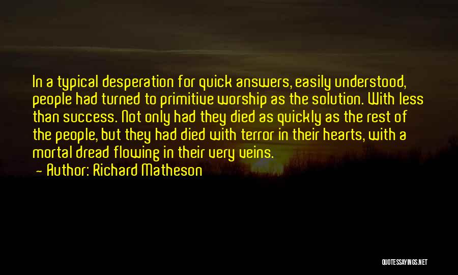 Death Religion Quotes By Richard Matheson