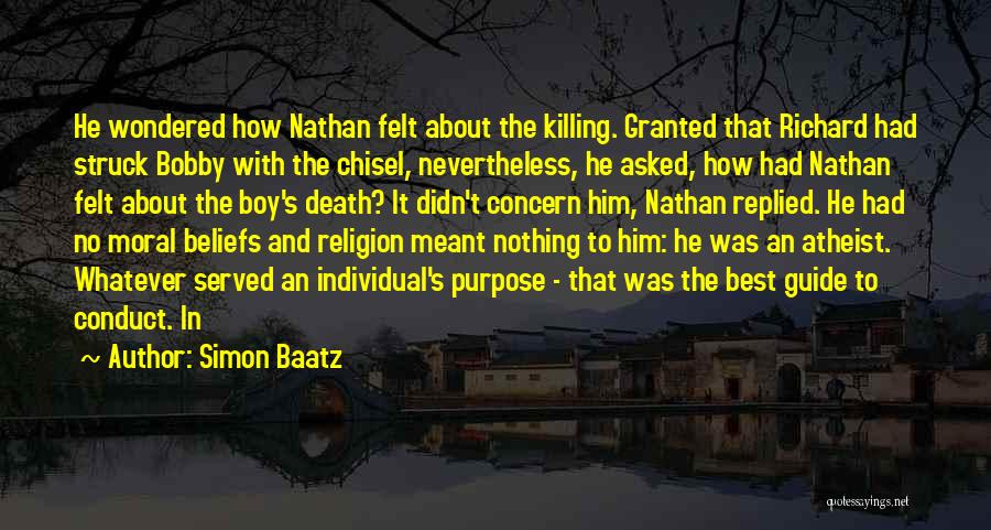 Death Religion Quotes By Simon Baatz