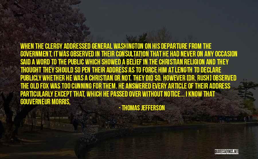 Death Religion Quotes By Thomas Jefferson