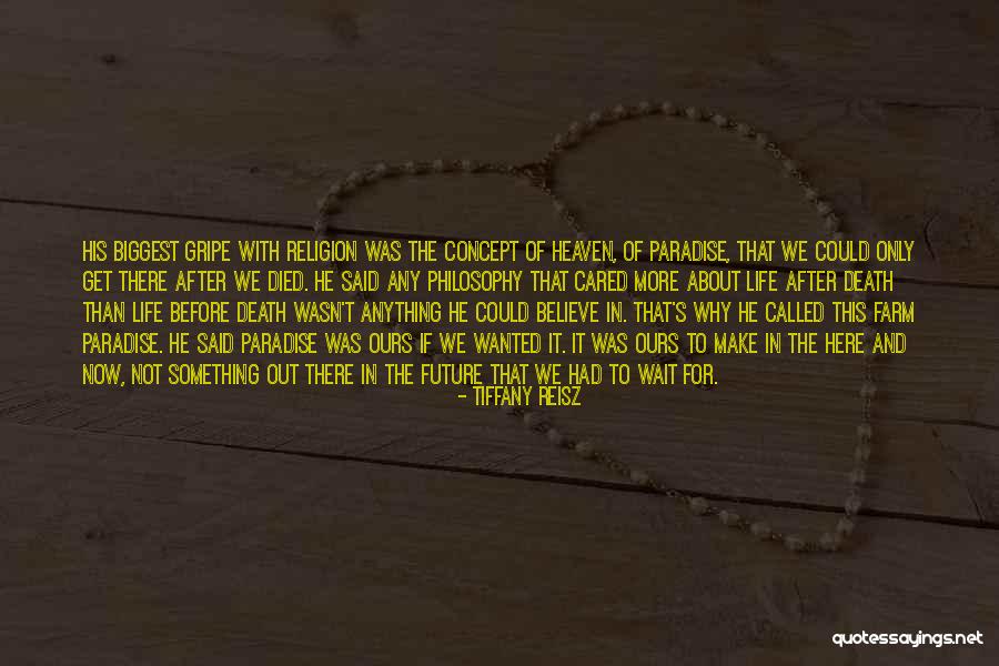 Death Religion Quotes By Tiffany Reisz