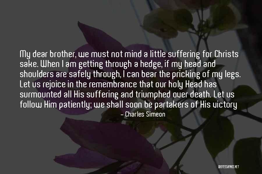 Death Remembrance Quotes By Charles Simeon Death Remembrance Quotes By Charles Simeon