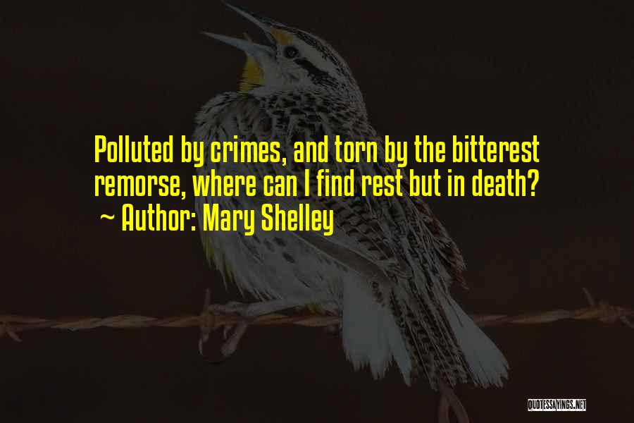 Death Remorse Quotes By Mary Shelley