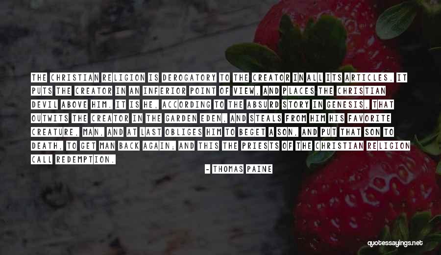 Death S Redemption Quotes By Thomas Paine Death S Redemption Quotes By Thomas Paine